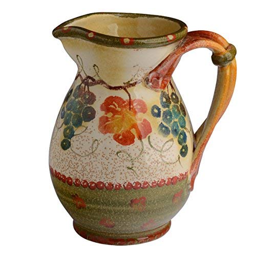 Italian Dinnerware - Pitcher with Handles - Handmade in Italy from our Terre Di Chianti Collection