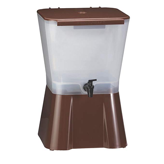 Tablecraft 3 Gallon Plastic Beverage Dispenser | Cold Drink Dispenser for Catering, Buffet or Restaurant Use