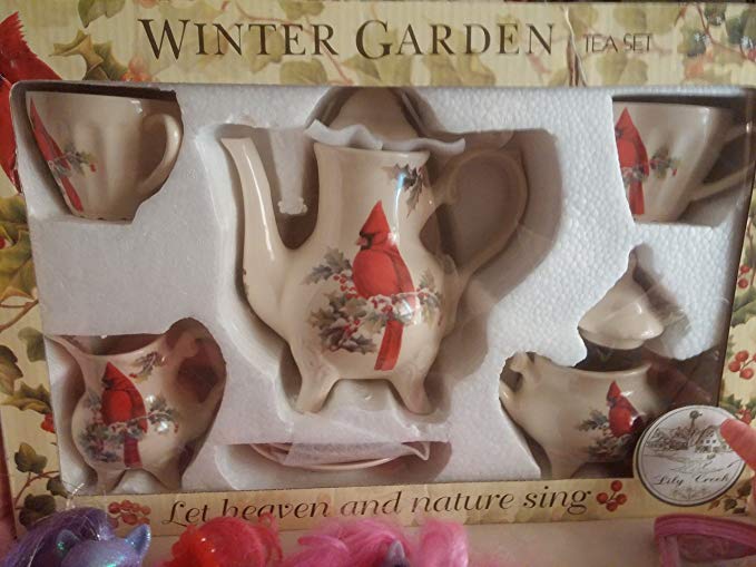 Winter Garden Tea Set. Let Heaven and Nature Sing. Limited Edition