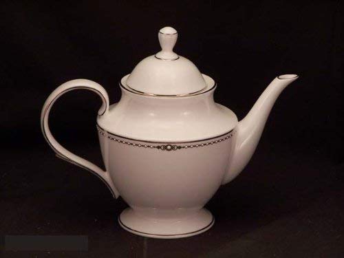 Lenox Pearl Platinum Bone China Teapot