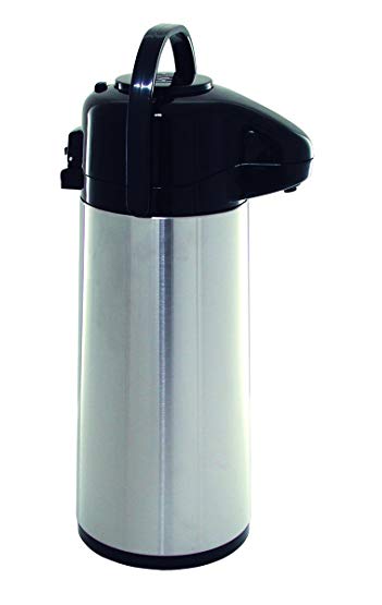 Update International (NVAP-22BK) 2.2 L Stainless Steel Val-U-Air Push-Button Air Pot