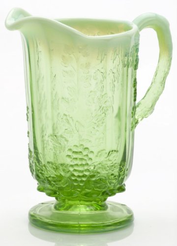 Mosser Glass 24 Ounce Pitcher in Green Crystal