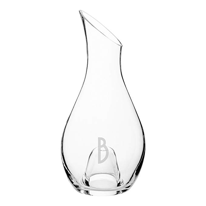 Cathy's Concepts Personalized Aerating Wine Decanter, Letter B